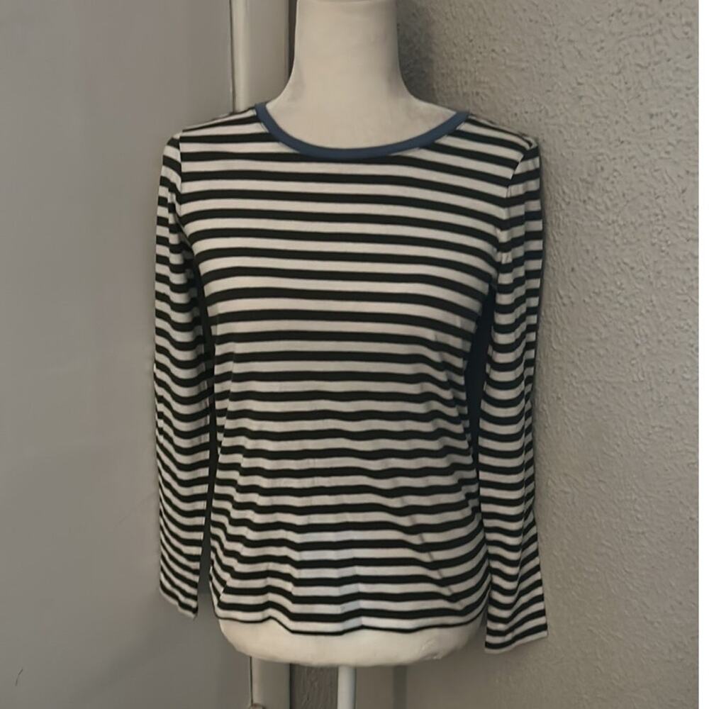 Madewell Northside Long Sleeve Vintage Tee Driggs Stripe NEW XXS Nautical Preppy